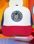 Mr. Friend Foam Truck Hat with colorful design, perfect for stylish adventures and comfortable wear.
